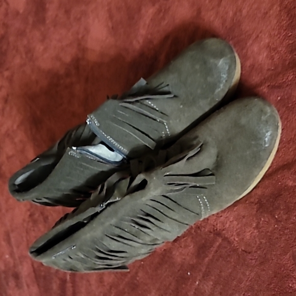 Diesel wedges with dangling leather, size 10 - Picture 2 of 5
